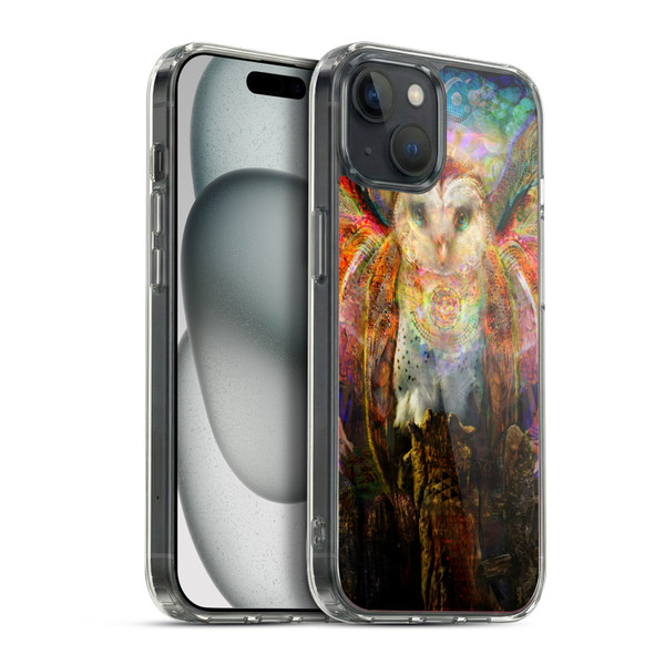Jumbie Art Visionary Owl Soft Gel Case for Apple iPhone 15 Plus & MagSafe