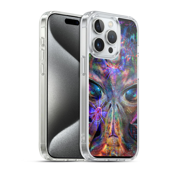 Jumbie Art Visionary Alien Soft Gel Case for Apple iPhone 15 Pro & MagSafe