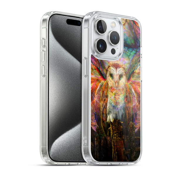 Jumbie Art Visionary Owl Soft Gel Case for Apple iPhone 15 Pro & MagSafe