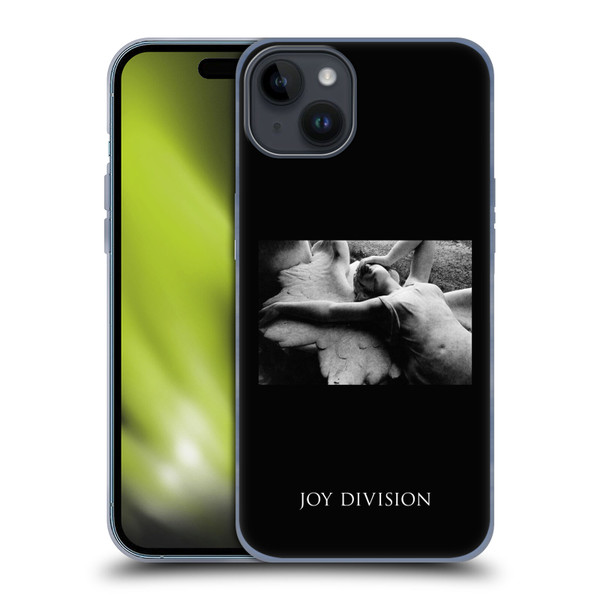 Joy Division Graphics Love Will Tear Us Apart Soft Gel Case for Apple iPhone 15 Plus