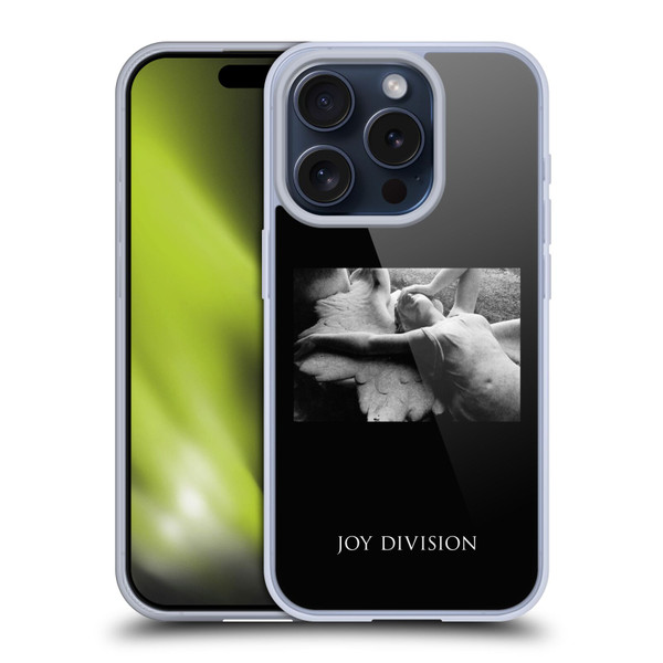 Joy Division Graphics Love Will Tear Us Apart Soft Gel Case for Apple iPhone 15 Pro