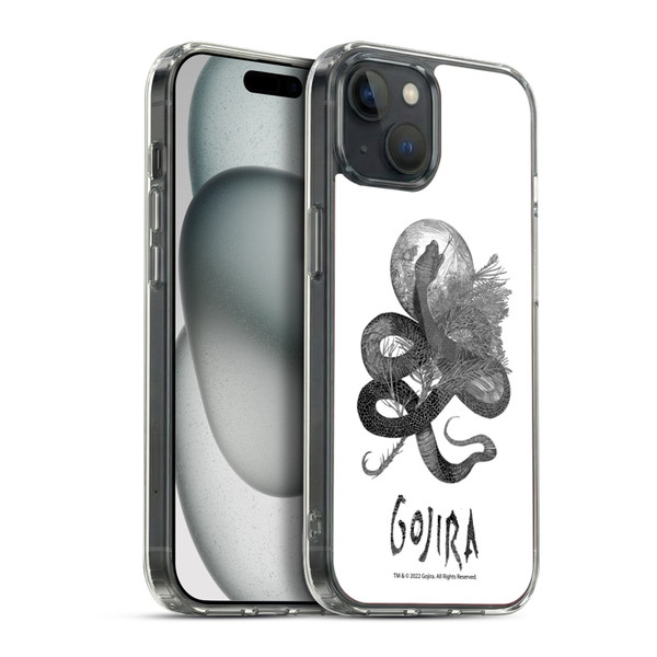 Gojira Graphics Serpent Movie Soft Gel Case for Apple iPhone 15 Plus & MagSafe