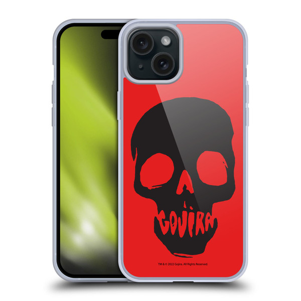 Gojira Graphics Skull Mouth Soft Gel Case for Apple iPhone 15 Plus