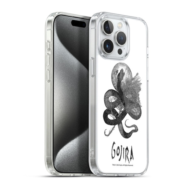 Gojira Graphics Serpent Movie Soft Gel Case for Apple iPhone 15 Pro Max & MagSafe