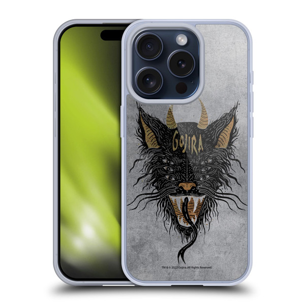 Gojira Graphics Six-Eyed Beast Soft Gel Case for Apple iPhone 15 Pro