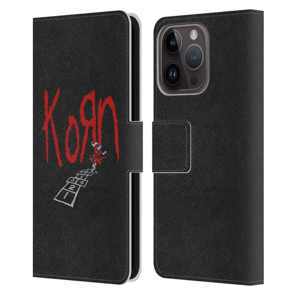 Korn Graphics Follow The Leader Leather Book Wallet Case Cover For Apple iPhone 15 Pro
