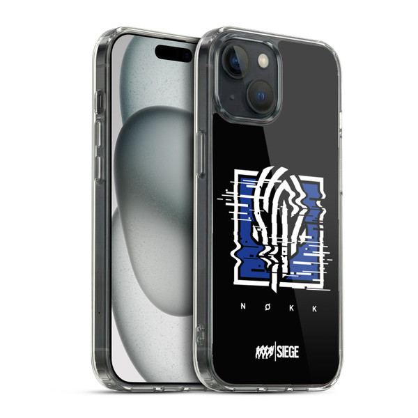 Tom Clancy's Rainbow Six Siege Icons Nokk Soft Gel Case for Apple iPhone 15 & MagSafe