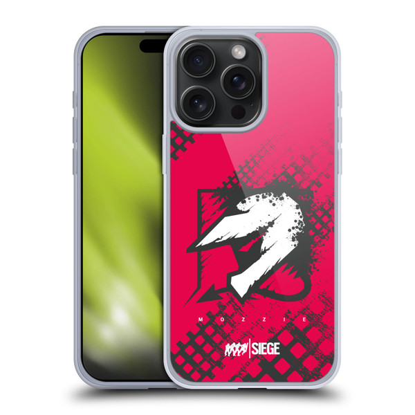 Tom Clancy's Rainbow Six Siege Icons Mozzie Soft Gel Case for Apple iPhone 15 Pro Max
