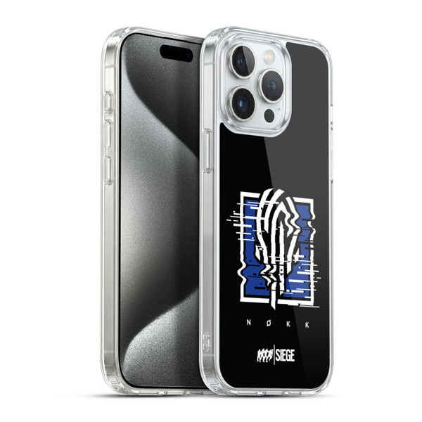 Tom Clancy's Rainbow Six Siege Icons Nokk Soft Gel Case for Apple iPhone 15 Pro Max & MagSafe
