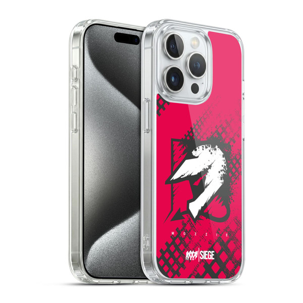 Tom Clancy's Rainbow Six Siege Icons Mozzie Soft Gel Case for Apple iPhone 15 Pro & MagSafe