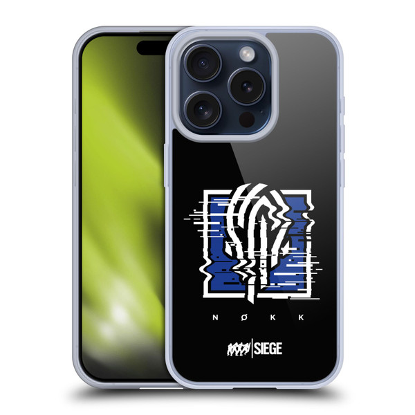 Tom Clancy's Rainbow Six Siege Icons Nokk Soft Gel Case for Apple iPhone 15 Pro