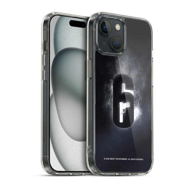 Tom Clancy's Rainbow Six Siege Logos Glow Soft Gel Case for Apple iPhone 15 & MagSafe