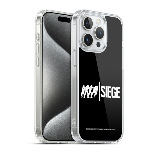 Tom Clancy's Rainbow Six Siege Logos Attack Soft Gel Case for Apple iPhone 15 Pro & MagSafe