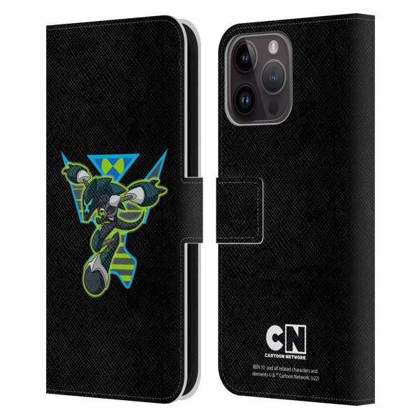 Ben 10: Animated Series Graphics Alien Leather Book Wallet Case Cover For Apple iPhone 15 Pro Max
