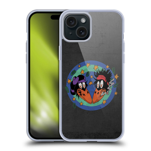 The Black Crowes Graphics Distressed Soft Gel Case for Apple iPhone 15 Plus