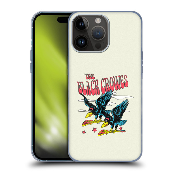 The Black Crowes Graphics Flying Guitars Soft Gel Case for Apple iPhone 15 Pro Max