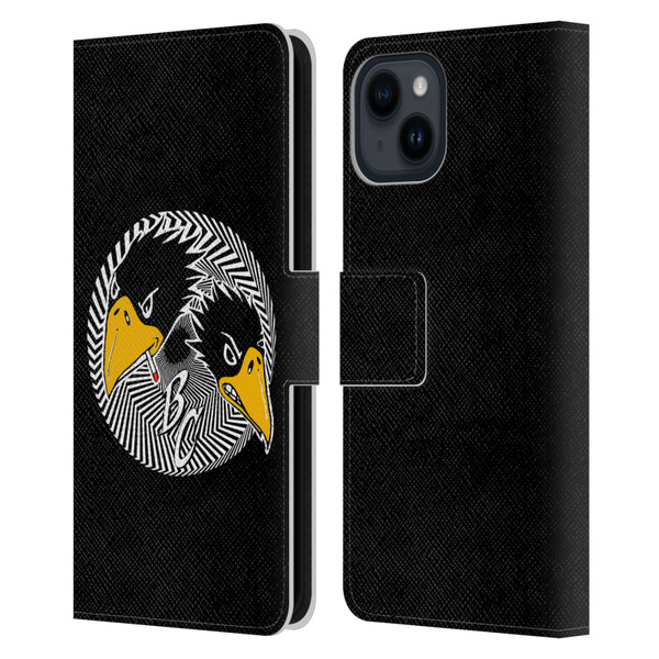 The Black Crowes Graphics Artwork Leather Book Wallet Case Cover For Apple iPhone 15