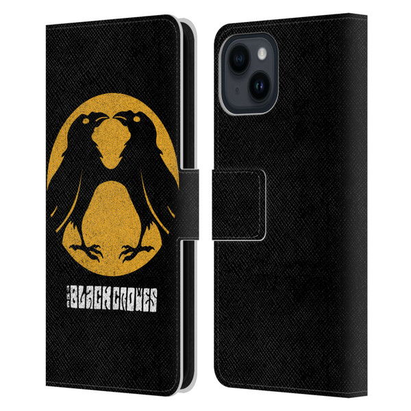 The Black Crowes Graphics Circle Leather Book Wallet Case Cover For Apple iPhone 15