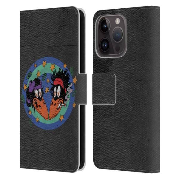 The Black Crowes Graphics Distressed Leather Book Wallet Case Cover For Apple iPhone 15 Pro