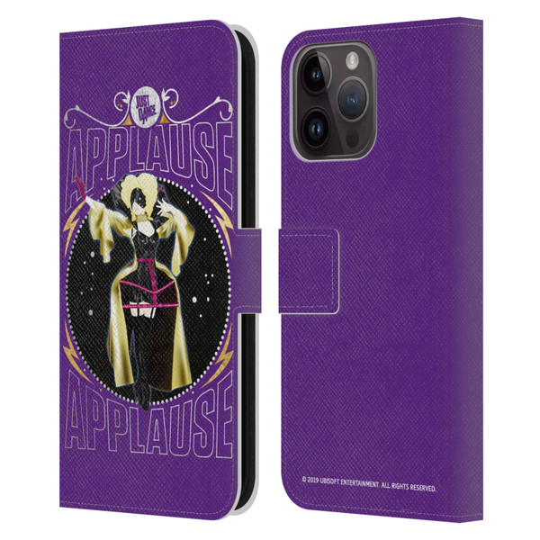 Just Dance Artwork Compositions Applause Leather Book Wallet Case Cover For Apple iPhone 15 Pro Max