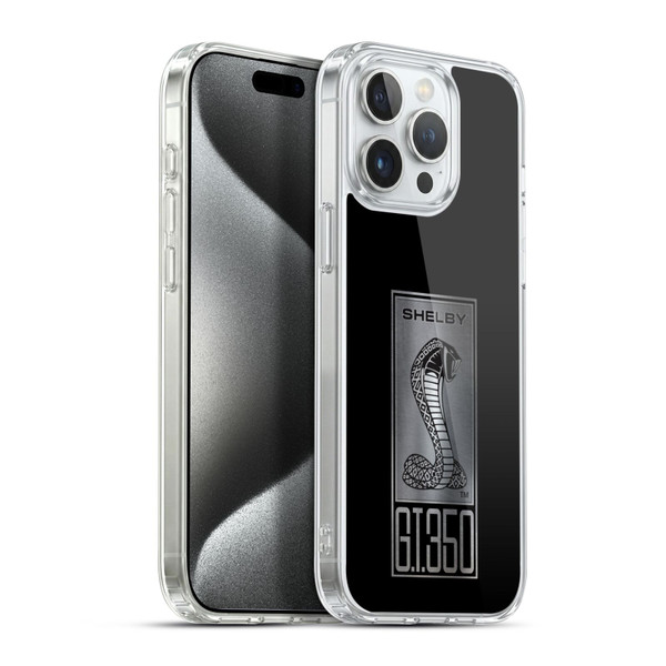 Shelby Car Graphics GT350 Soft Gel Case for Apple iPhone 15 Pro Max & MagSafe