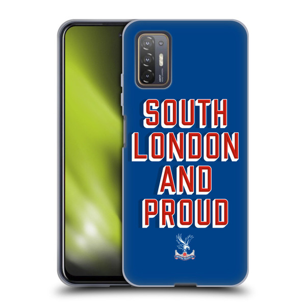 Crystal Palace FC Crest South London And Proud Soft Gel Case for HTC Desire 21 Pro 5G