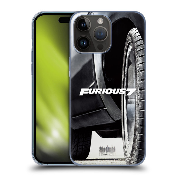 Fast & Furious Franchise Key Art Furious Tire Soft Gel Case for Apple iPhone 15 Pro Max