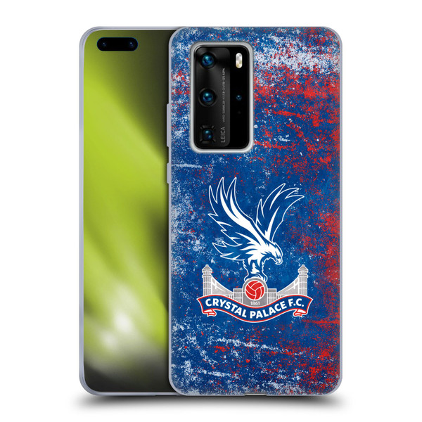 Crystal Palace FC Crest Distressed Soft Gel Case for Huawei P40 Pro / P40 Pro Plus 5G