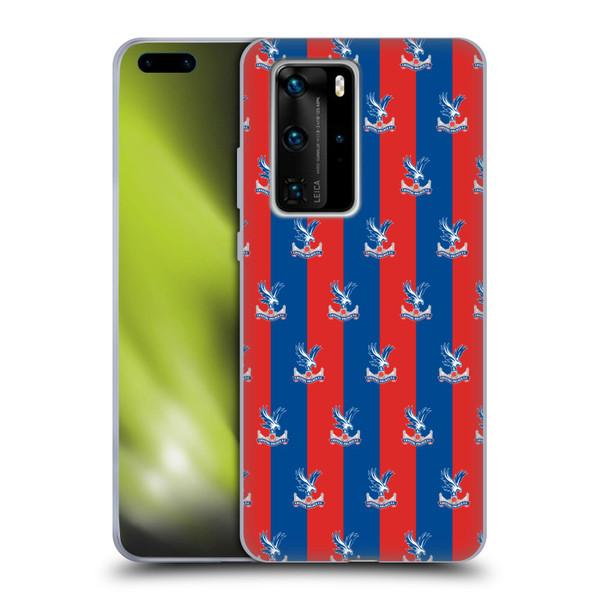 Crystal Palace FC Crest Pattern Soft Gel Case for Huawei P40 Pro / P40 Pro Plus 5G