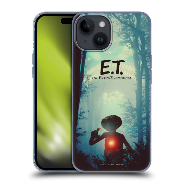 E.T. Graphics Forest Soft Gel Case for Apple iPhone 15