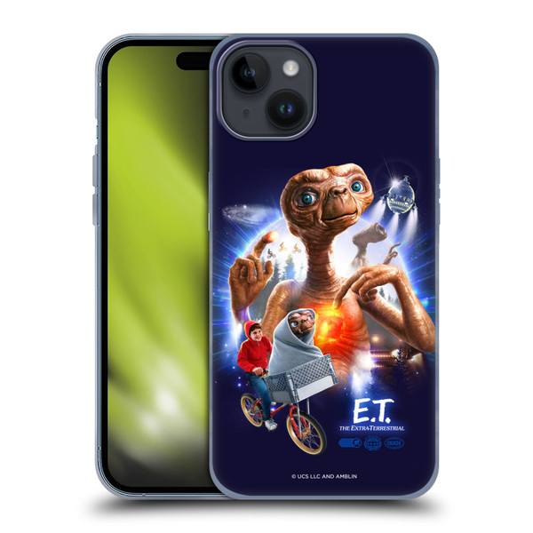 E.T. Graphics Key Art Soft Gel Case for Apple iPhone 15 Plus