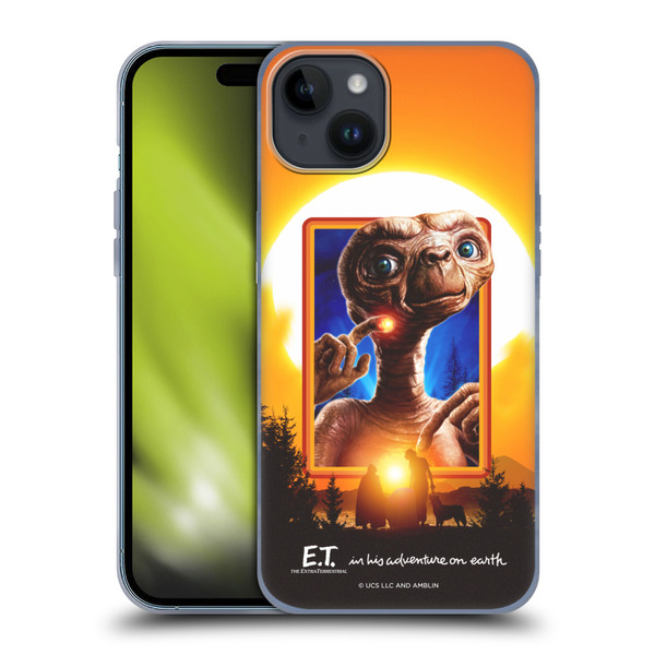 E.T. Graphics Sunset Soft Gel Case for Apple iPhone 15 Plus