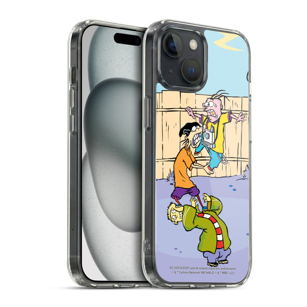 Ed, Edd, n Eddy Graphics Characters Soft Gel Case for Apple iPhone 15 & MagSafe
