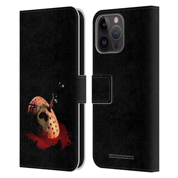 Friday the 13th: The Final Chapter Key Art Poster Leather Book Wallet Case Cover For Apple iPhone 15 Pro Max