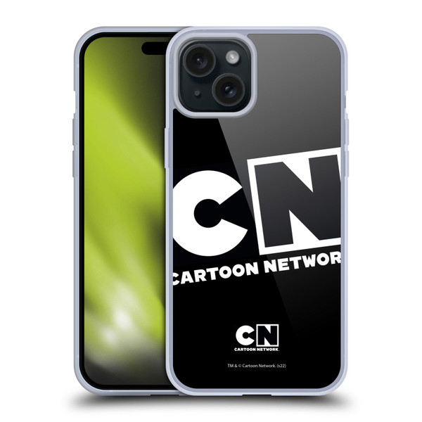 Cartoon Network Logo Oversized Soft Gel Case for Apple iPhone 15 Plus