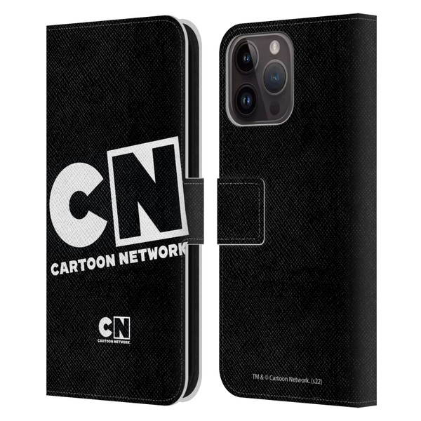 Cartoon Network Logo Oversized Leather Book Wallet Case Cover For Apple iPhone 15 Pro Max