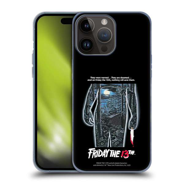 Friday the 13th 1980 Graphics Poster Soft Gel Case for Apple iPhone 15 Pro Max
