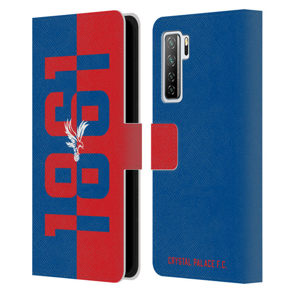 Crystal Palace FC Crest 1861 Leather Book Wallet Case Cover For Huawei Nova 7 SE/P40 Lite 5G