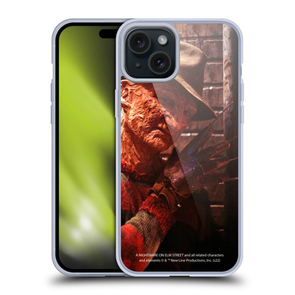 A Nightmare On Elm Street 3 Dream Warriors Graphics Freddy 3 Soft Gel Case for Apple iPhone 15 Plus