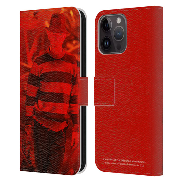 A Nightmare On Elm Street 3 Dream Warriors Graphics Freddy 2 Leather Book Wallet Case Cover For Apple iPhone 15 Pro Max