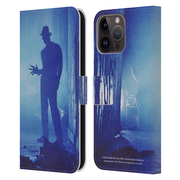 A Nightmare On Elm Street 3 Dream Warriors Graphics Freddy Leather Book Wallet Case Cover For Apple iPhone 15 Pro Max