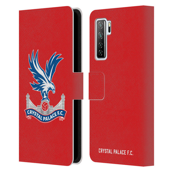 Crystal Palace FC Crest Eagle Leather Book Wallet Case Cover For Huawei Nova 7 SE/P40 Lite 5G