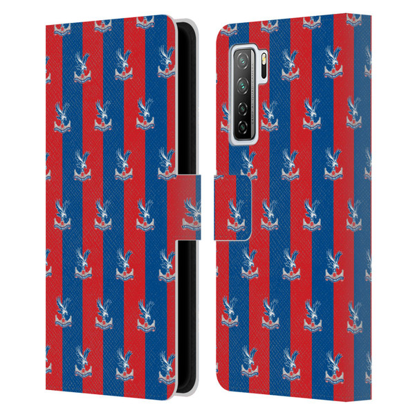 Crystal Palace FC Crest Pattern Leather Book Wallet Case Cover For Huawei Nova 7 SE/P40 Lite 5G
