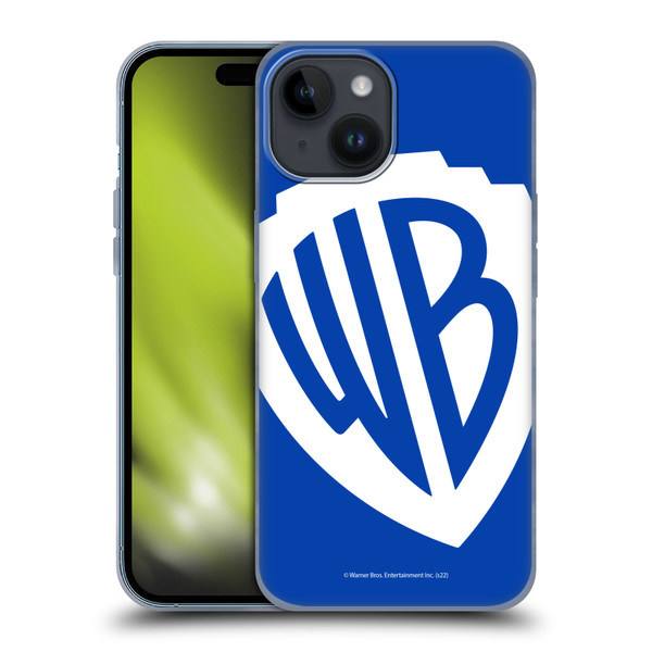 Warner Bros. Shield Logo Oversized Soft Gel Case for Apple iPhone 15