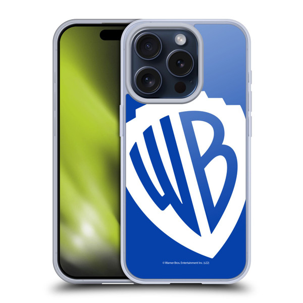 Warner Bros. Shield Logo Oversized Soft Gel Case for Apple iPhone 15 Pro