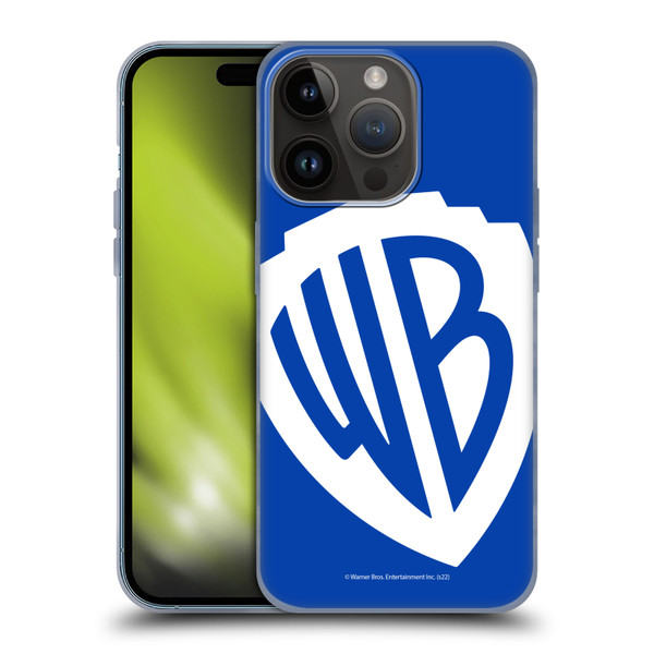 Warner Bros. Shield Logo Oversized Soft Gel Case for Apple iPhone 15 Pro