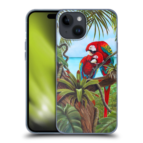 Lisa Sparling Birds And Nature Amore Soft Gel Case for Apple iPhone 15