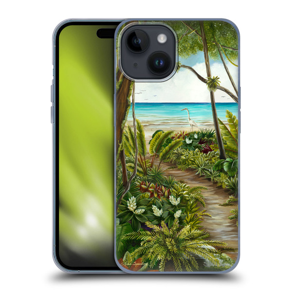 Lisa Sparling Birds And Nature Paradise Soft Gel Case for Apple iPhone 15