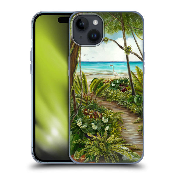 Lisa Sparling Birds And Nature Paradise Soft Gel Case for Apple iPhone 15 Plus