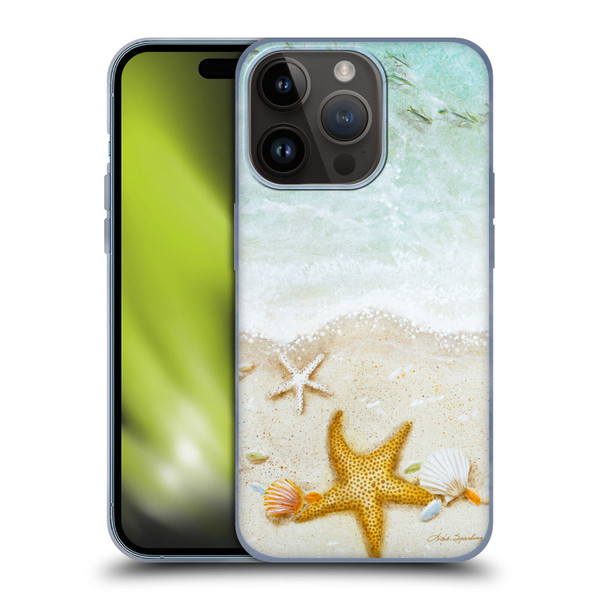 Lisa Sparling Birds And Nature Sandy Shore Soft Gel Case for Apple iPhone 15 Pro